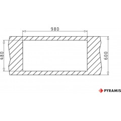 Pyramis Alazia 100x50 1b 1d Dark Beige 079814011 Pyramis Alazia 100x50 1b 1d Dark Beige 079814011